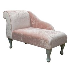 Pink Chaise Longue Sofa Small