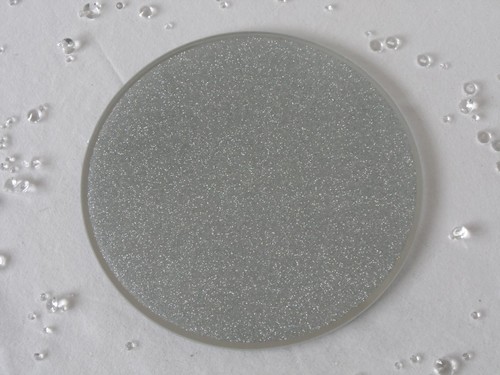 Silver glitter glass - glitter,