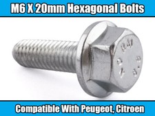 10x BOLTS FOR PEUGEOT CITROEN