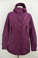 BERGANS OF NORWAY Lone Lady Jacket Hooded Coat Hiking Long Sleeve Purple size M