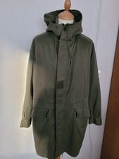 military mod parka,button in