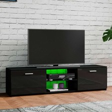 Black Gloss TV Stand Cabinet
