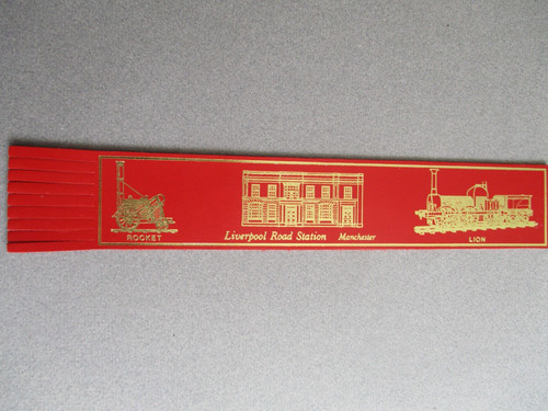 Leather bookmark manchester - leather,