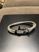 ⚓ Unisex Nautical Rope Bracelet – 19cm – U-Shaped Shackle – Brand New ⚓