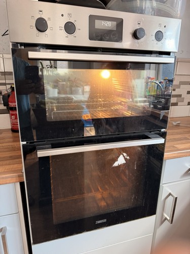 Zanussi double oven with - double,