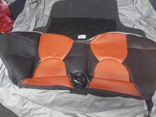 Genuine Jaguar XK8 / XKR X100 Recaro Red / Warm Charcoal Rear Seat  Cover 