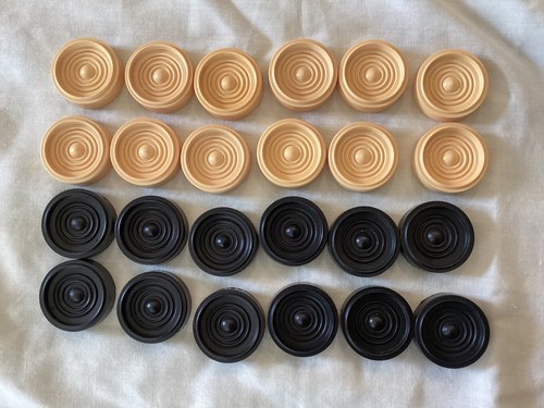 Draughts pieces x24 board - draughts,