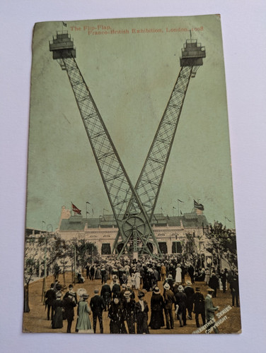 Vintage postcard the flip flap - postcard,