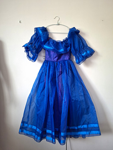 Vintage 80s blue princess - vintage,