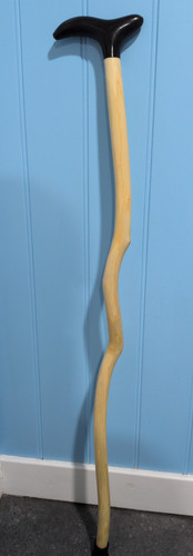 Handmade wooden walking stick - wooden,