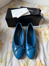 CHANEL Ballerina Flats in Blue,Size EU 38.5/UK 5.5 Brand new with box & dustbags