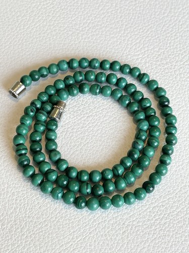 Vintage malachite bead - vintage,