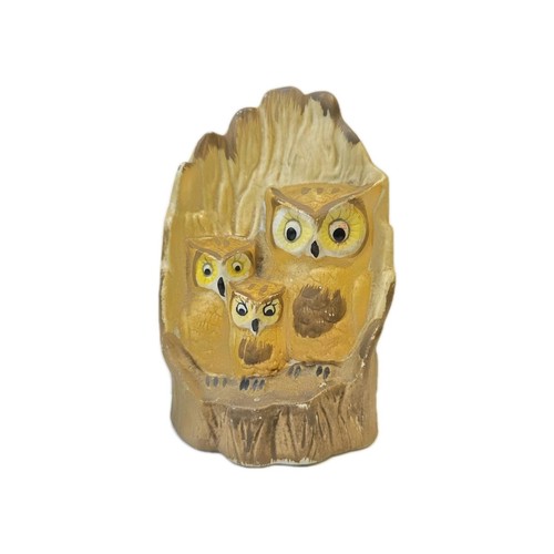 Owl family resting - family,