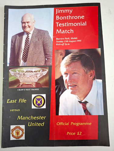 Testimonial football programme - testimonial,