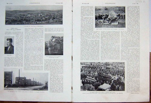 Original old vintage print - old,