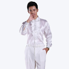 Men Long Sleeve Top Ruffle