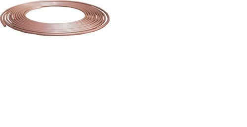 Copper brake pipe 3 - pipe, 3/8"
