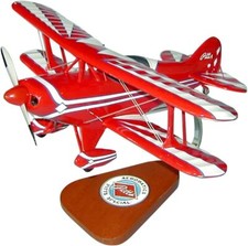 Pitts Special Aerobatic Biplane Desk Top Display Model Plane 1/16 SC Airplane