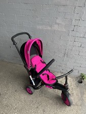 SmarTrike STR3 Trike 6 In 1 Compact Folding Stroller Pink Handle **NO PEDALS**