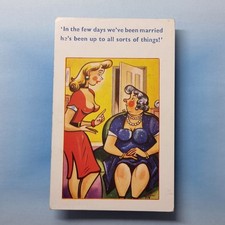 Comic Postcard Blondde Boobs