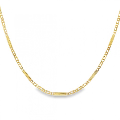 18ct yellow gold bar link - yellow,