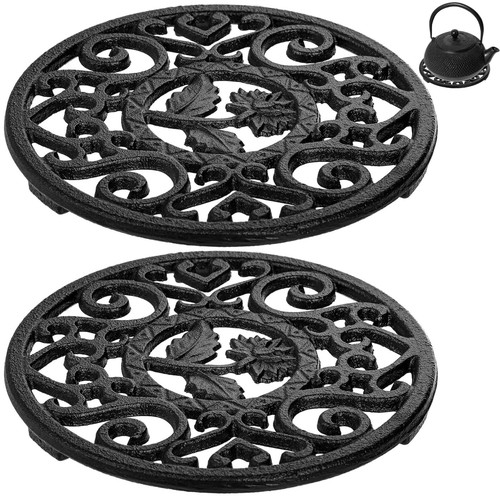 Rustproof cast iron trivets - iron,