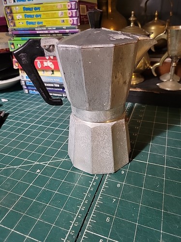 Vintage aluminium latte - aluminium,