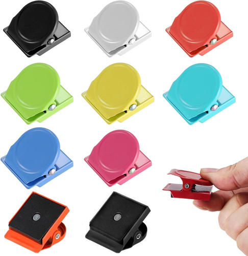 Magnetic clips set colorful - magnetic,