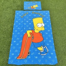 The Simpsons Bart Simpson With Skateboard Single Duvet Cover & Pillow Case