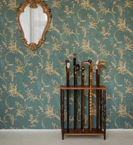 Vintage wooden walking - wooden, cane