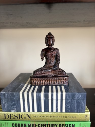 Vintage carved buddha - vintage,