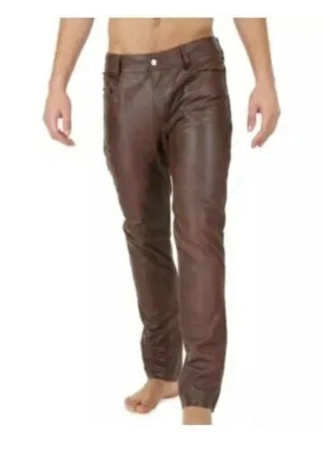 Mens brown real - mens, pants