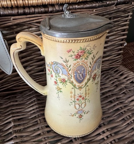 Antique blushware jug - , with