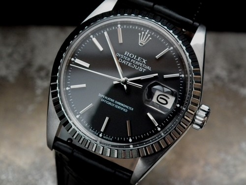 Stunning black dial 1971 rolex - dial,