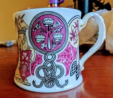 Coalport Commemorative 25th Coronation Anniversary Queen Elizabeth II Mug Cup