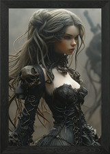 Creepy Dolls Framed Wall Art