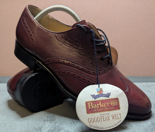Barker earls barton ox - of, red