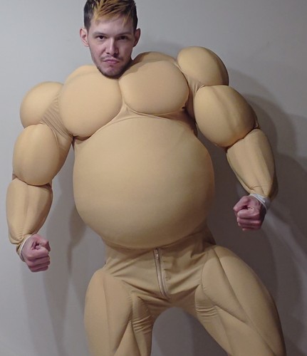 Fat suit cosplay - fat,