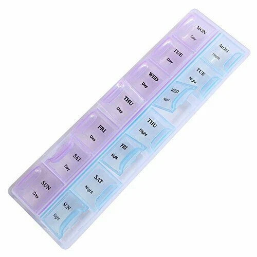 Weekly daily pill box - weekly,