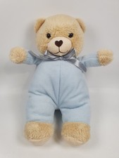 Blue Bear Freemasons TLC  Hospital PMS   Soft Toy  Light Blue Teddy Heart Nose