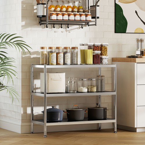 Homcom tier stainless steel - homcom, 3-tier