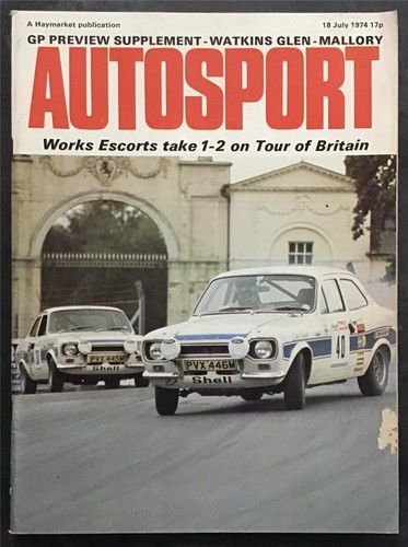 Autosport magazine jul 1974 - autosport,