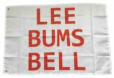 MAN UTD LEE BUMS BELL CLASSIC ANTI CITY FOOTBALL FLAG 3X2FT FREE UK 48HR POST
