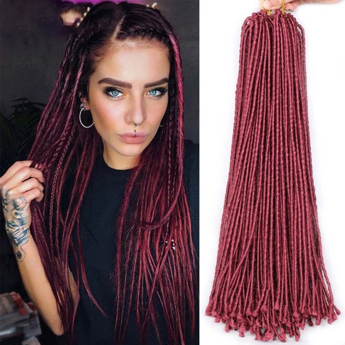 Soft thin faux locs micro - thin,