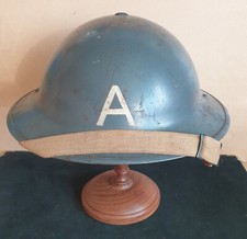 WW2 British Home Front Ambulance Driver's MK-II Brodie Steel Helmet 1939-44