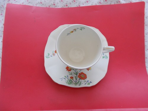 Cup and saucer - , meakin