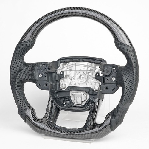 Carbon fiber steering wheel - carbon,