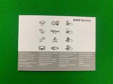 BMW SERVICE BOOK BRAND NEW FOR