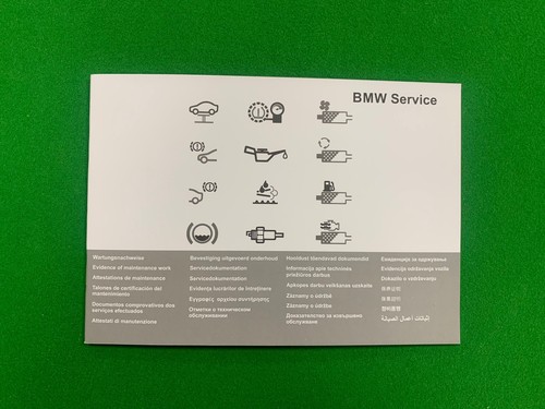 Bmw service book brand new - service,