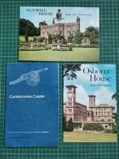 Vintage Guide Books Osborne House Nunwell Carisbrooke Castle Isle Wight history 